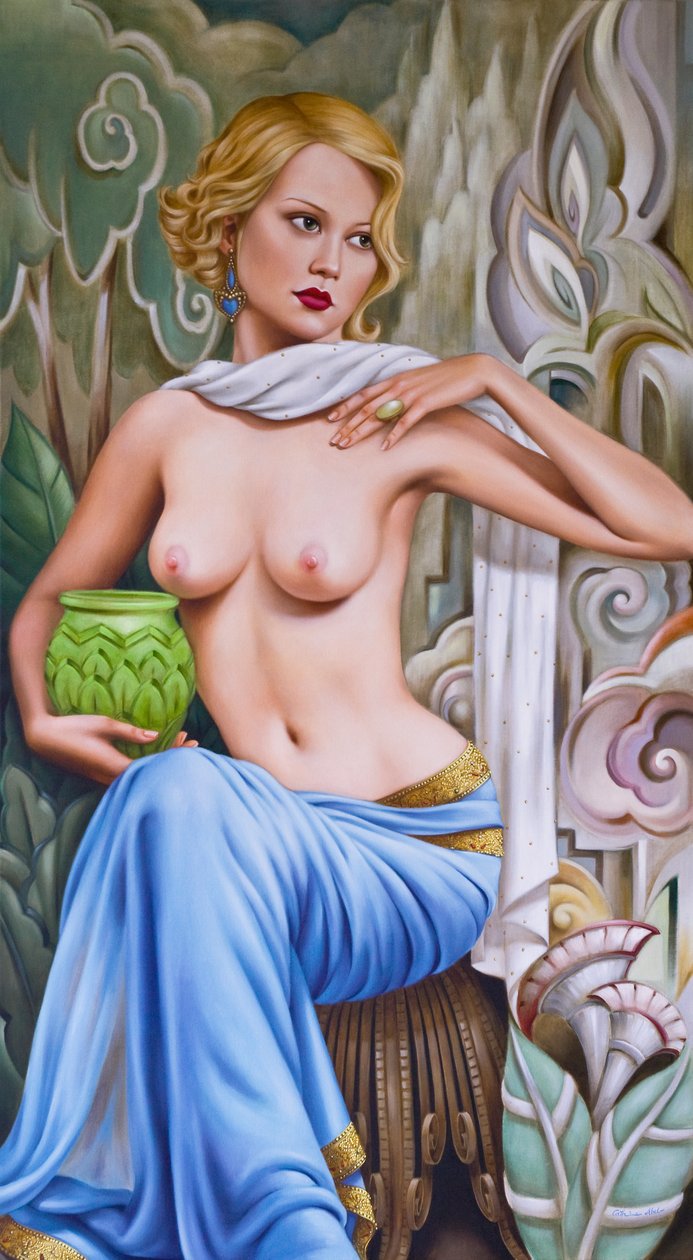 Primavera (öljy pellavalle) tekijältä Catherine Abel