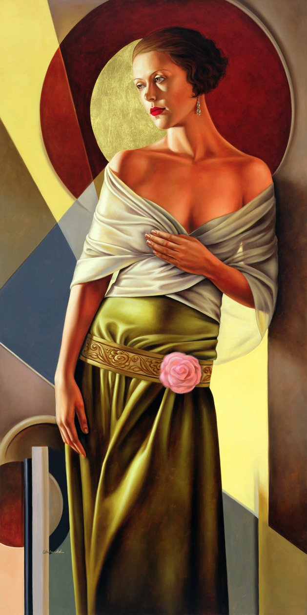 Reflections of Grace, 2006 (öljy pellavalle) tekijältä Catherine Abel