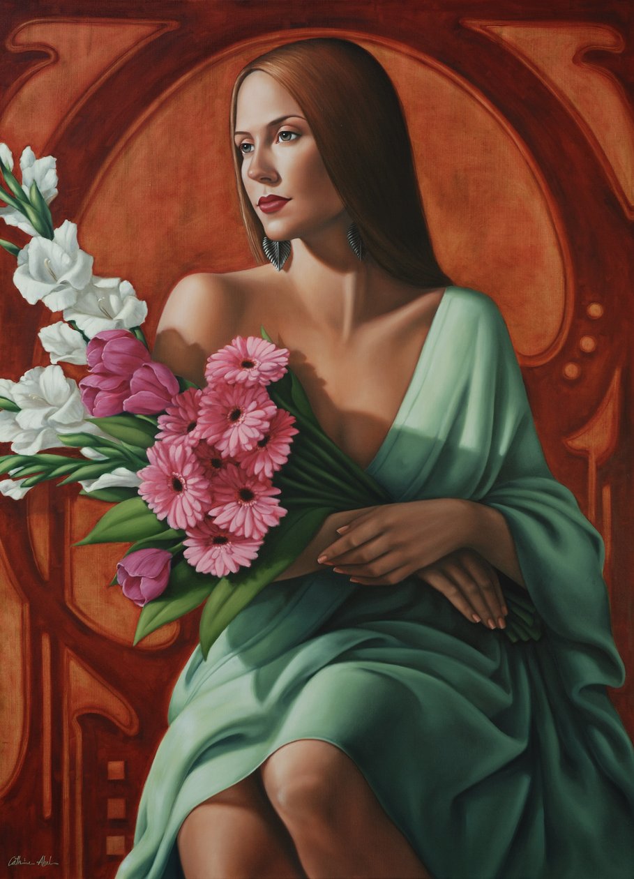 Grace (öljy pellavalle) tekijältä Catherine Abel