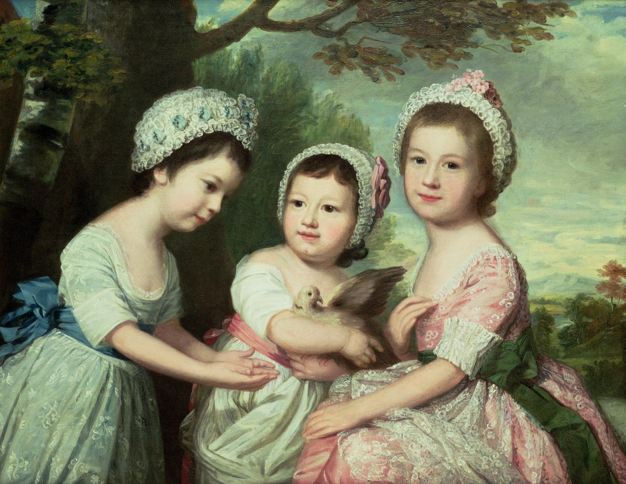 Caroline, Samuel Graeme ja Catherine Marsh, noin 1770-luku tekijältä Catherine Read