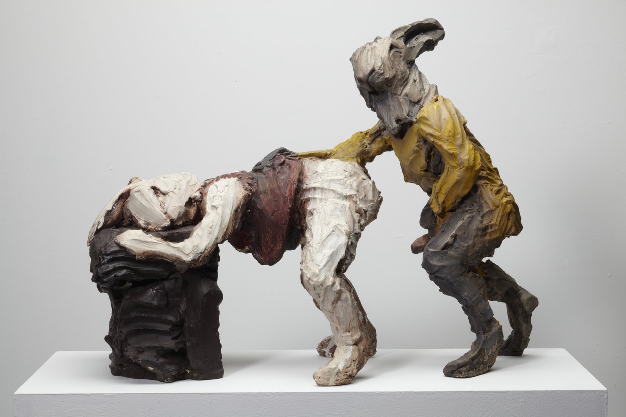 Flopsy, 2009 (Jesmonite, maali) tekijältä Cathie Pilkington