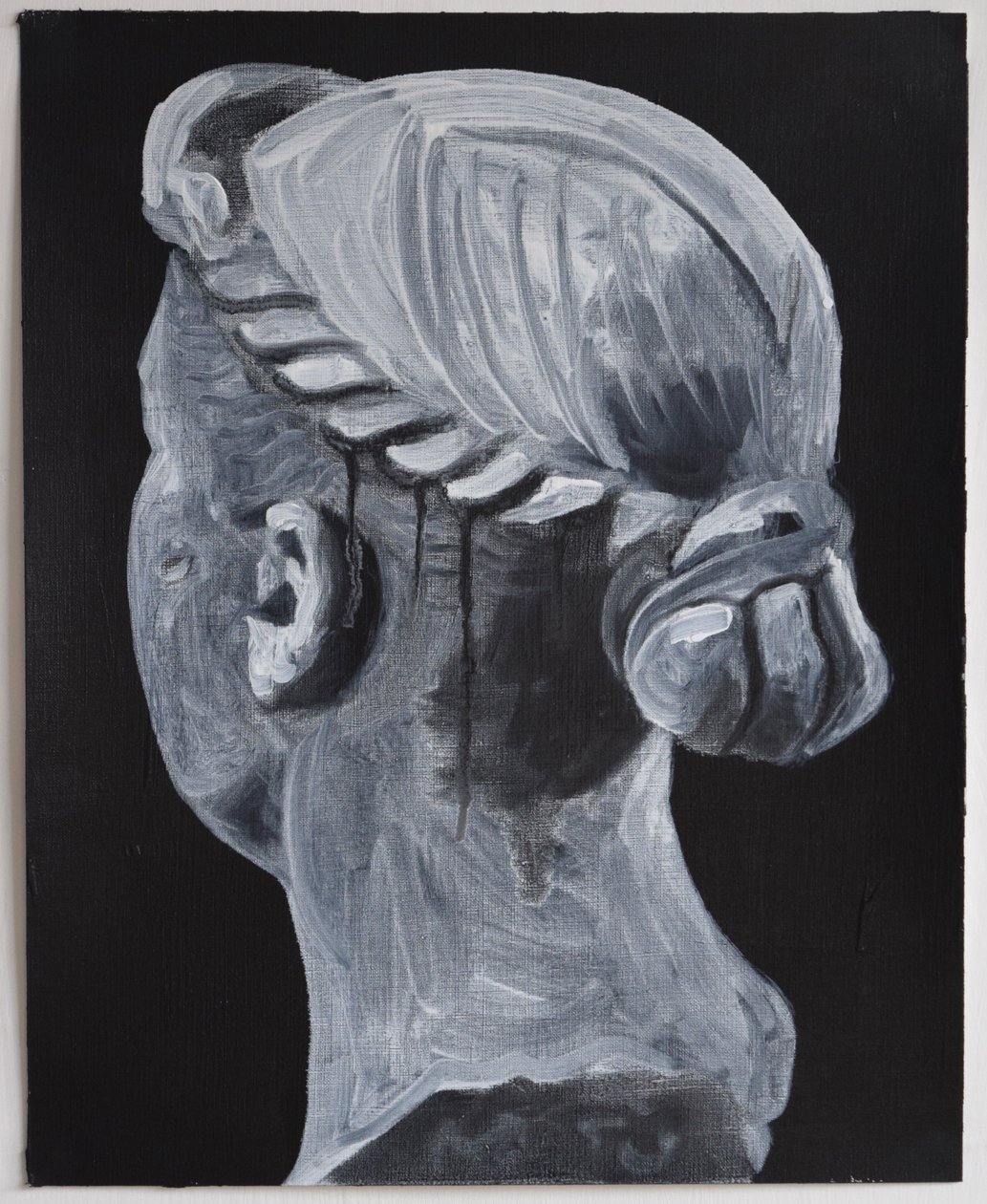Belladonna: Nodus  Vitta, 2014 (öljy  akryyli paperille) tekijältä Cathy Lomax