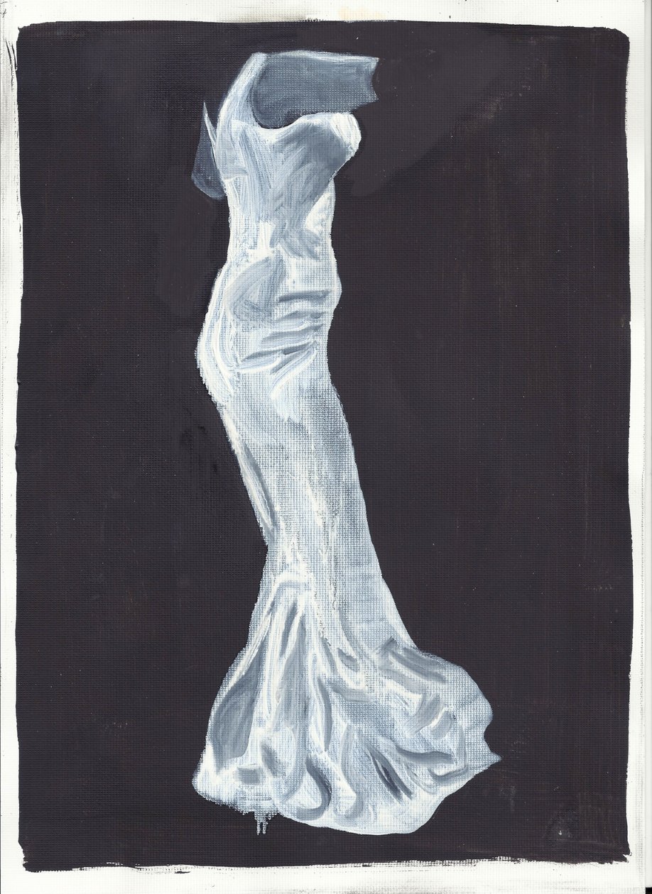 Elsie, 2012 (öljy  akryyli paperille) tekijältä Cathy Lomax