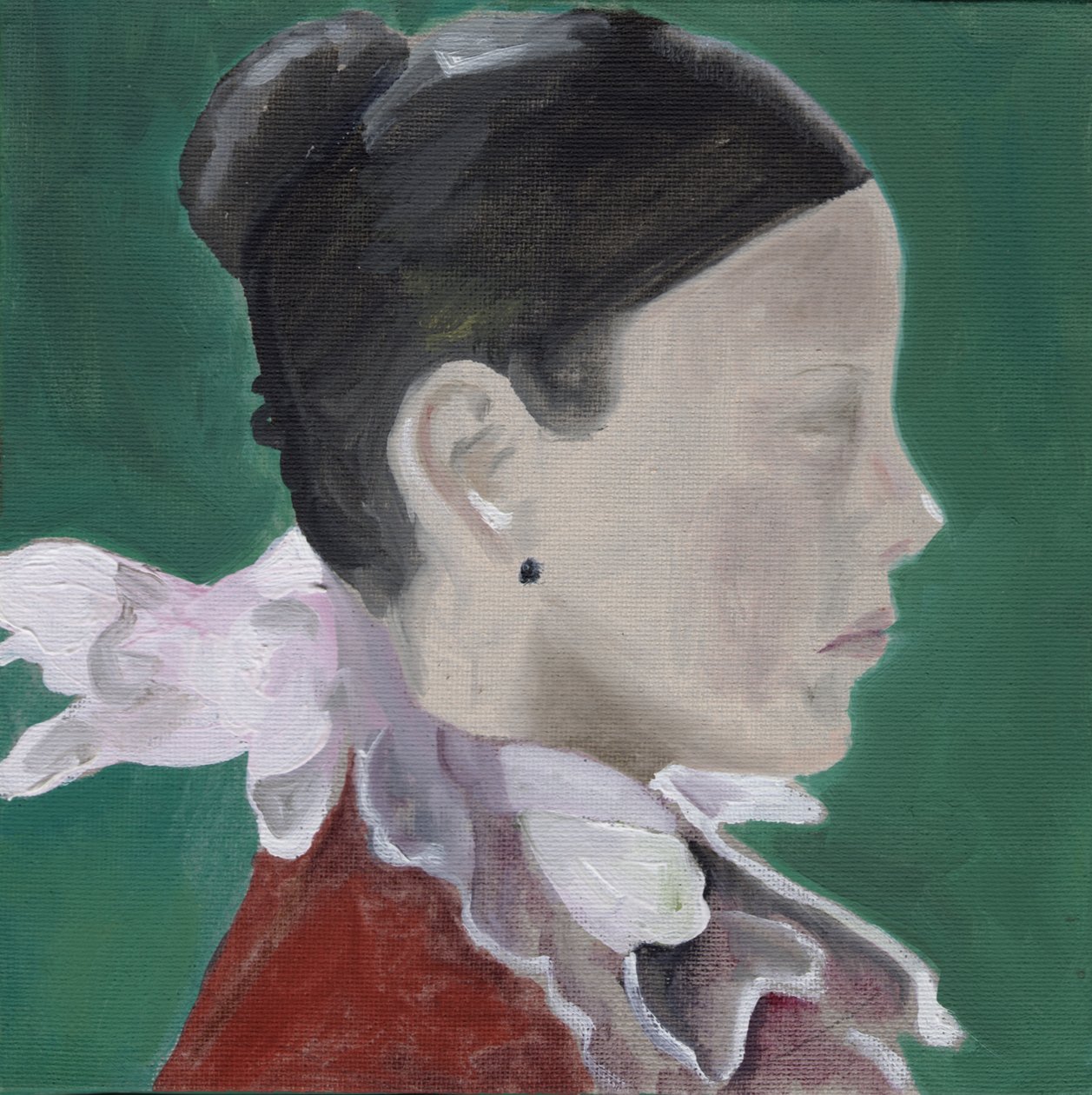 Mock Tudor 13, 2011 (öljy kankaalle) tekijältä Cathy Lomax