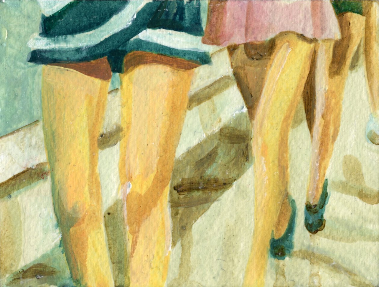 Southport, 2008 (akryyli kortille) tekijältä Cathy Lomax