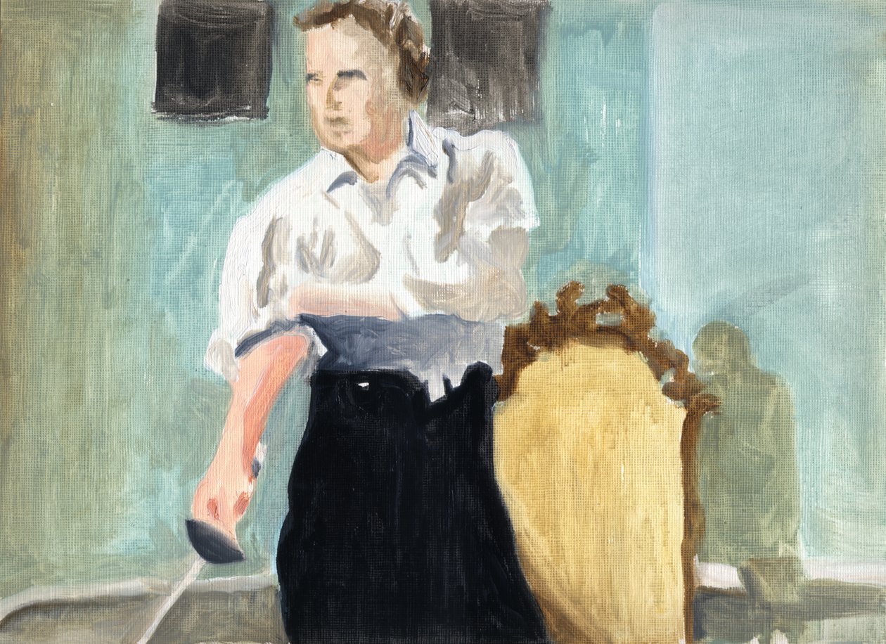 Juoni (Pariisi 1934), 2011 (öljy paperilla) tekijältä Cathy Lomax
