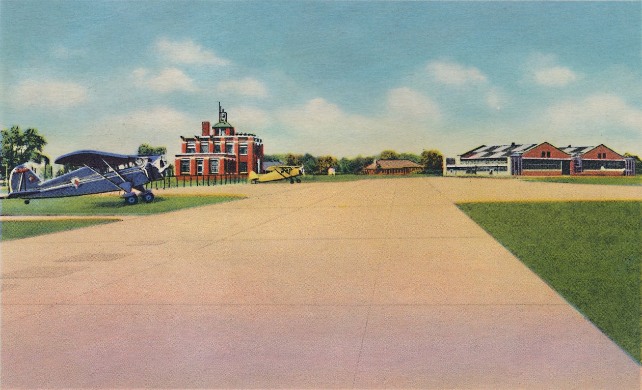Bowman Field, Municipal Airport, 1942 tekijältä Caufield and Shook