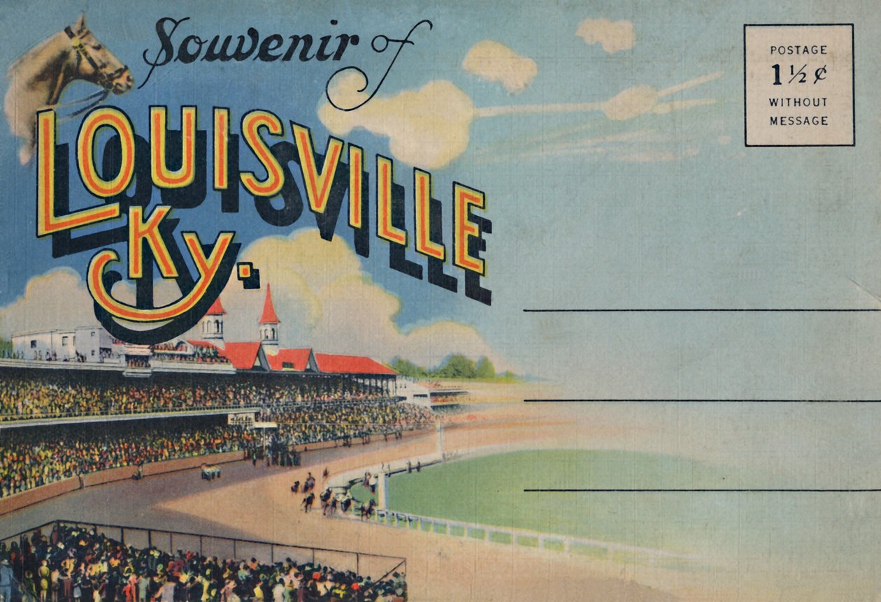 Louisville Ky:n matkamuisto, 1942 tekijältä Caufield and Shook