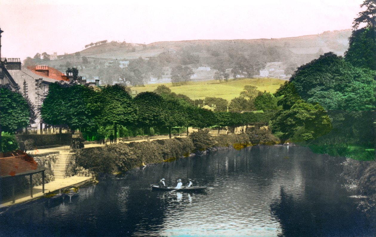 Derwent-joki Matlockissa, Derbyshiressä, 1926. tekijältä Cavenders Ltd