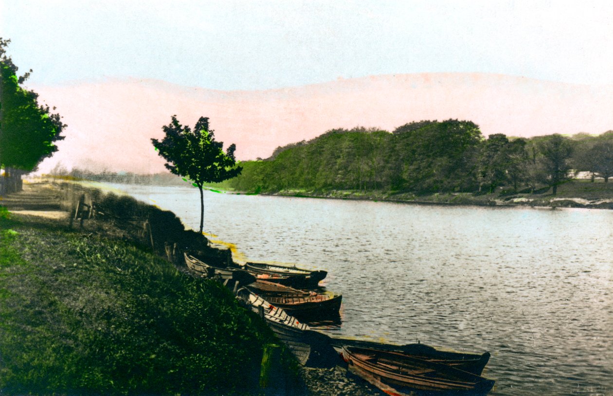 Tyne-joki Hexhamissa, Northumberlandissa, 1926. tekijältä Cavenders Ltd
