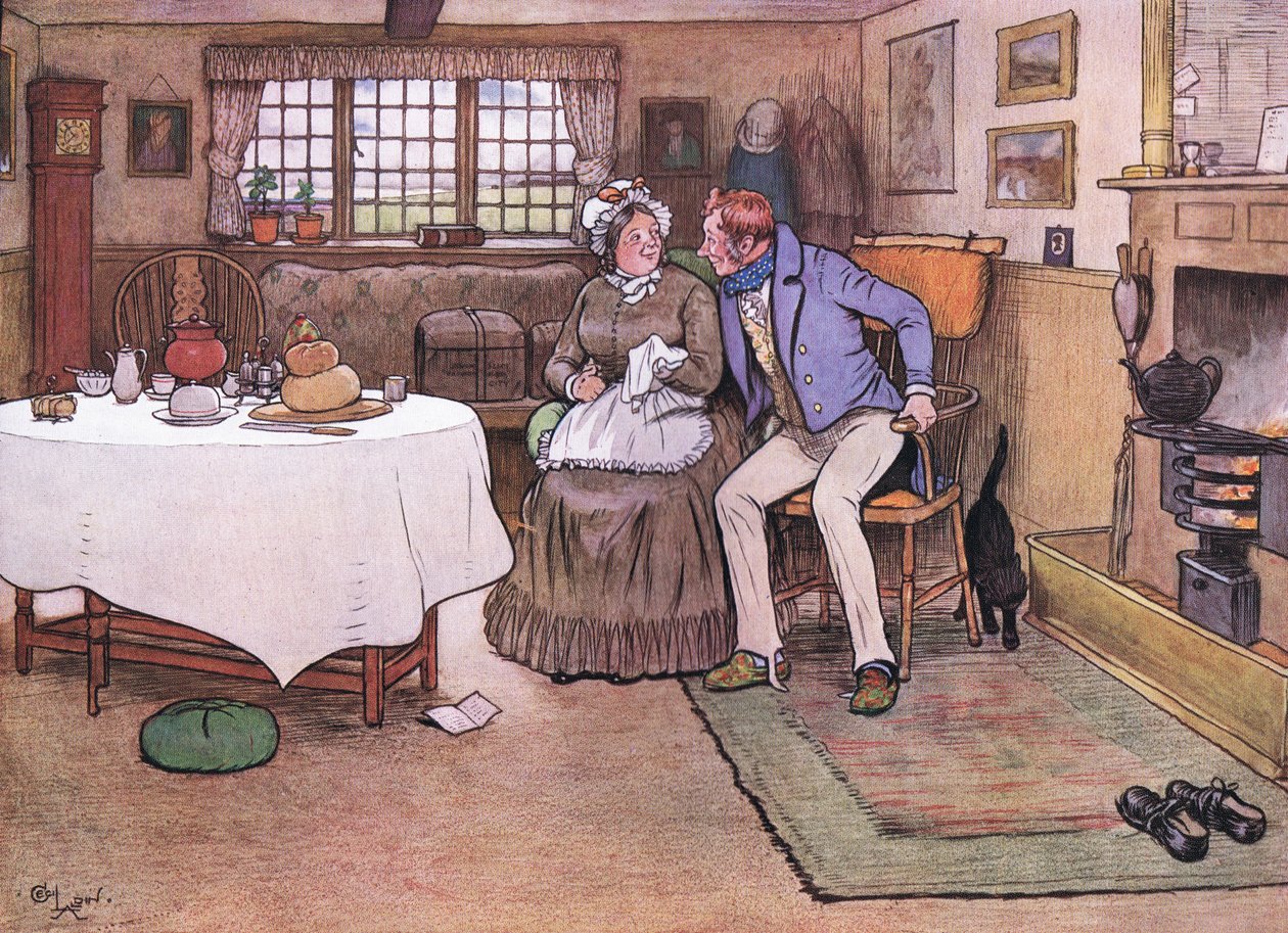 Hän katsoi ylös Tomin kasvoihin ja hymyili kyynelensä läpi tekijältä Cecil Charles Windsor Aldin
