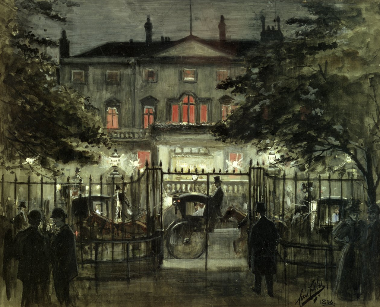 Naval and Military Club, 1896 tekijältä Cecil Cutler