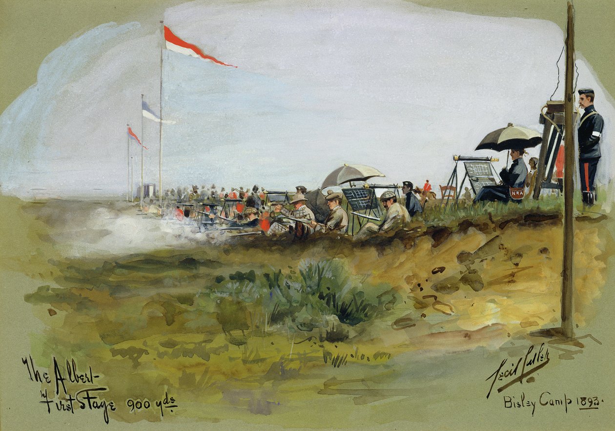Albert - Ensimmäinen vaihe, 900 jaardia, Bisley Camp, 1893 tekijältä Cecil Cutler