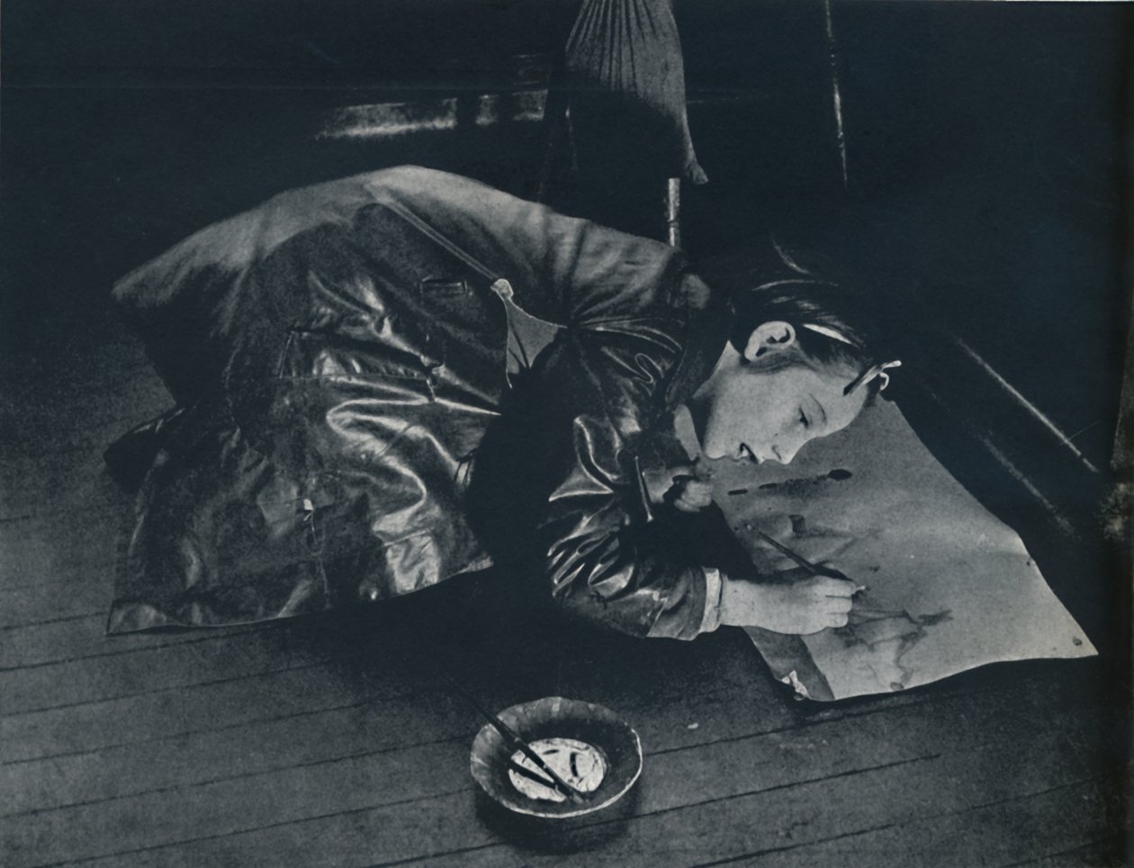 Jäljelle jäänyt pieni tyttö kuvittelee matkaa maalle, 1941 tekijältä Cecil Beaton