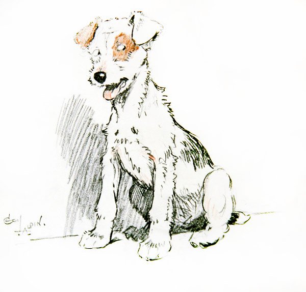 Enkeli talossa (liitu paperille) tekijältä Cecil Charles Windsor Aldin