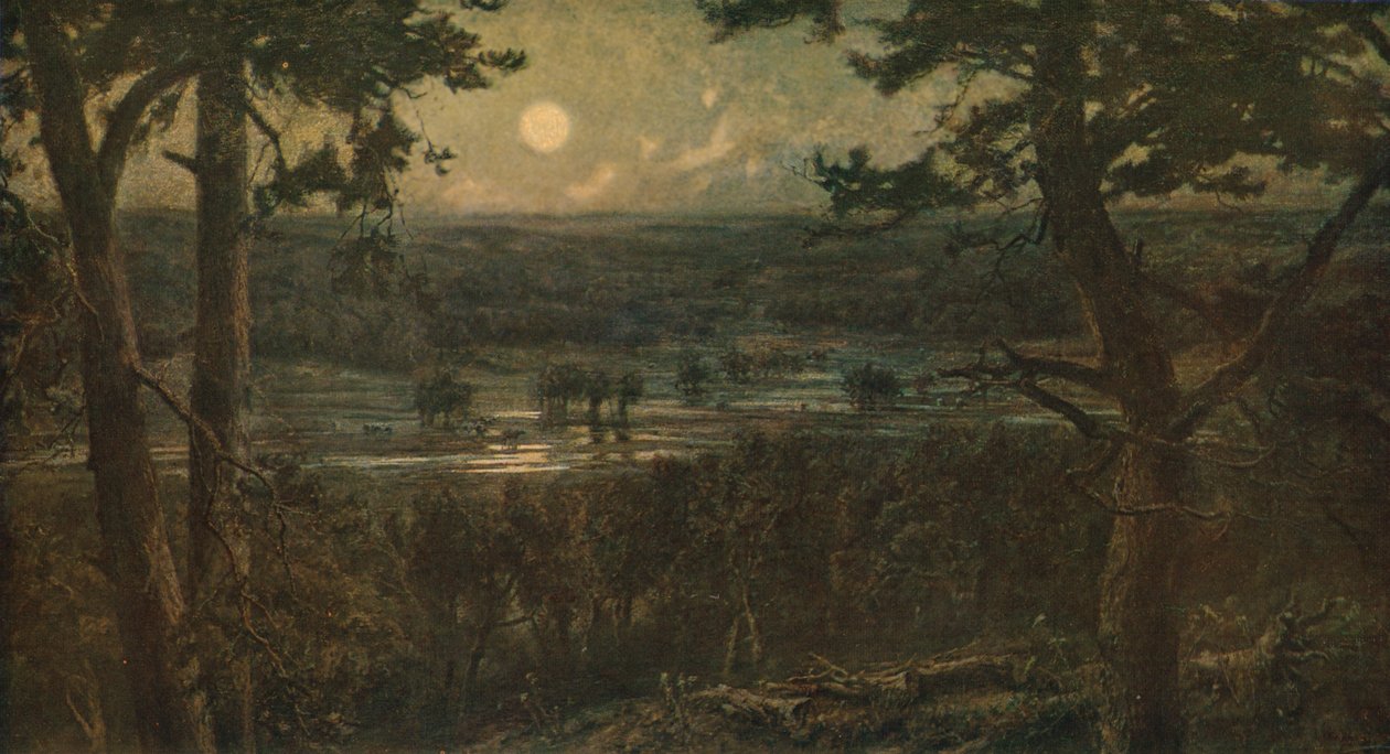 Elokuun kuu, 1880, c1930. tekijältä Cecil Gordon Lawson
