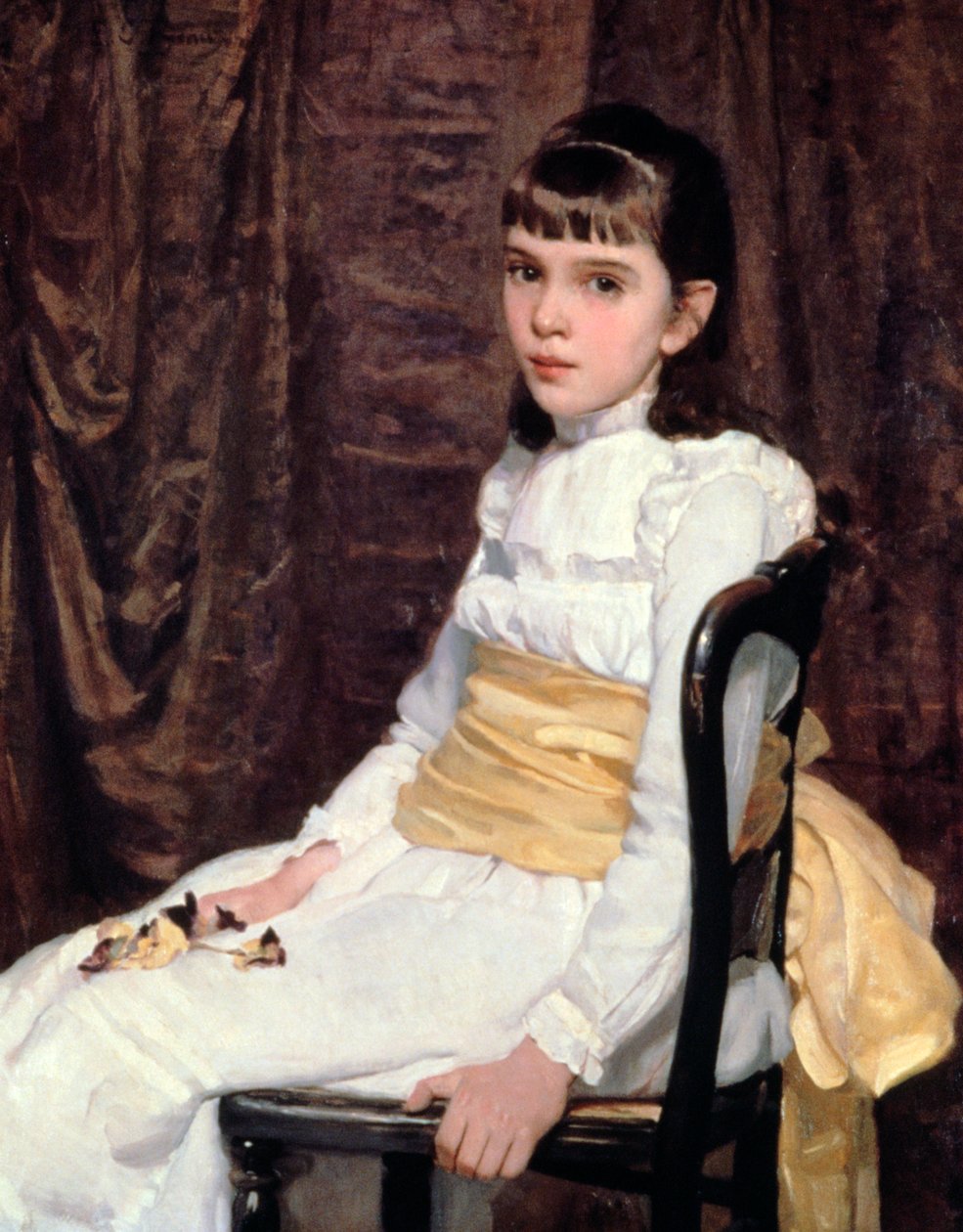 Pieni tyttö, 1887 tekijältä Cecilia Beaux