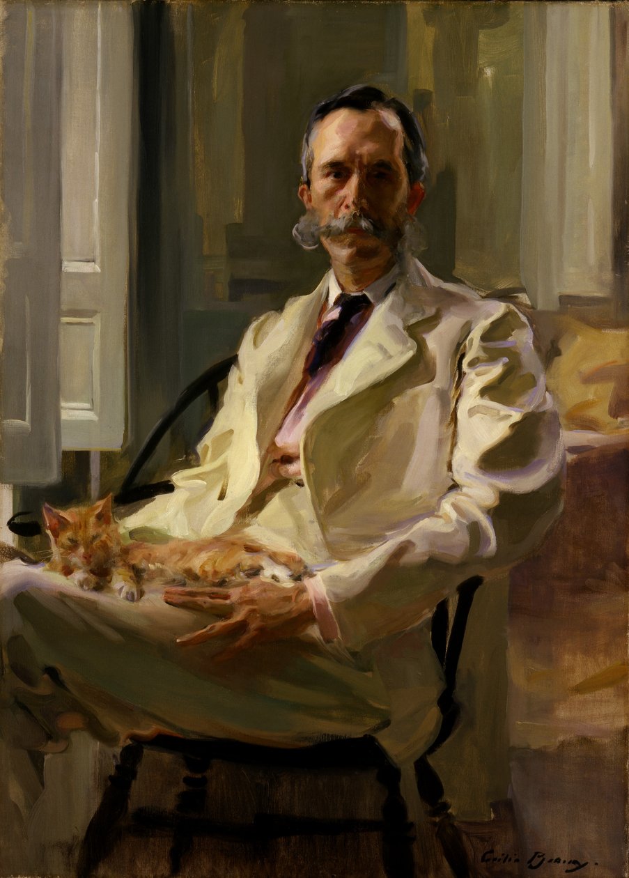 Mies kissan kanssa (Henry Sturgis Drinker) tekijältä Cecilia Beaux