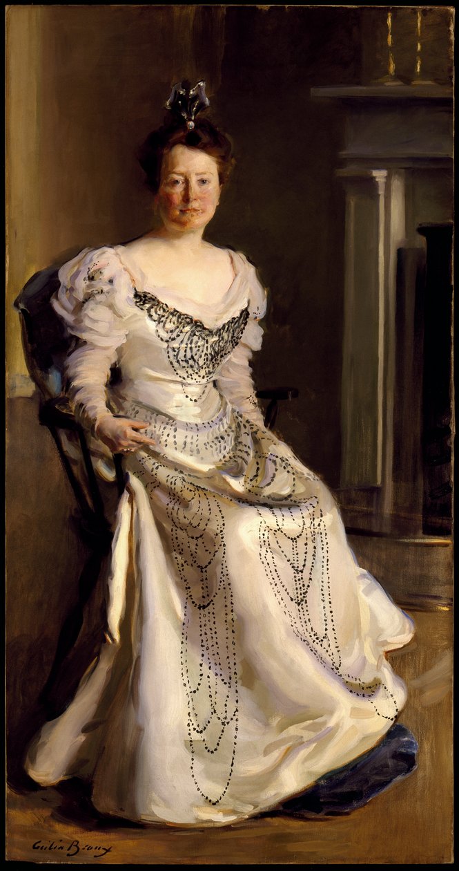 Rouva Robert Abbe, Catherine Amory Bennett, 1898-99 tekijältä Cecilia Beaux