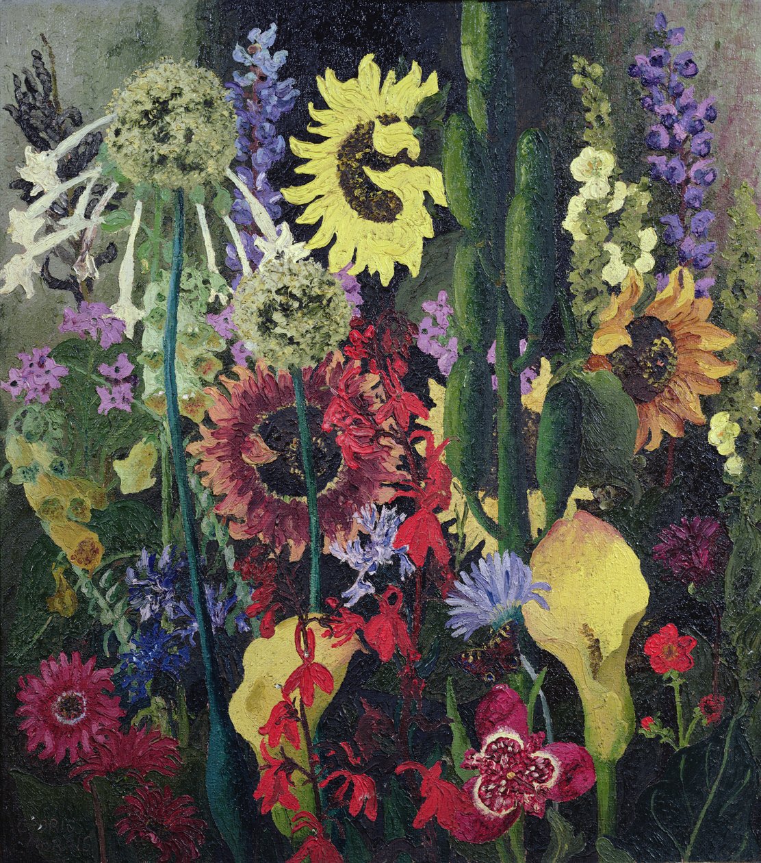 Puutarhamaisema nro 2 tekijältä Cedric Morris