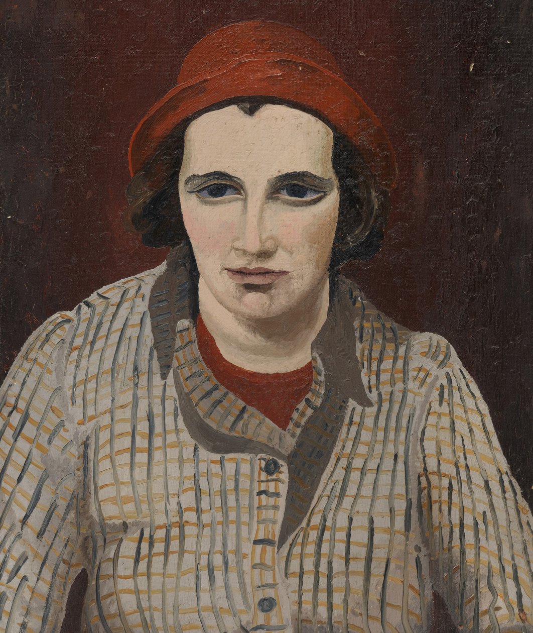 Denise Broadleyn muotokuva (öljy kankaalle) tekijältä Cedric Morris