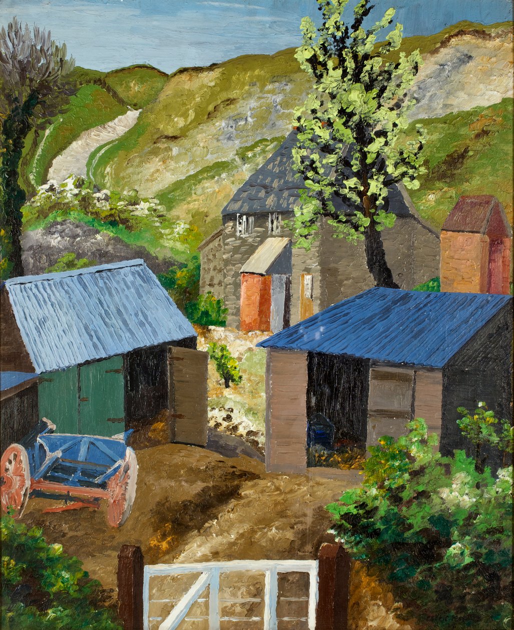Maatilapiha, Dorset tekijältä Cedric Morris