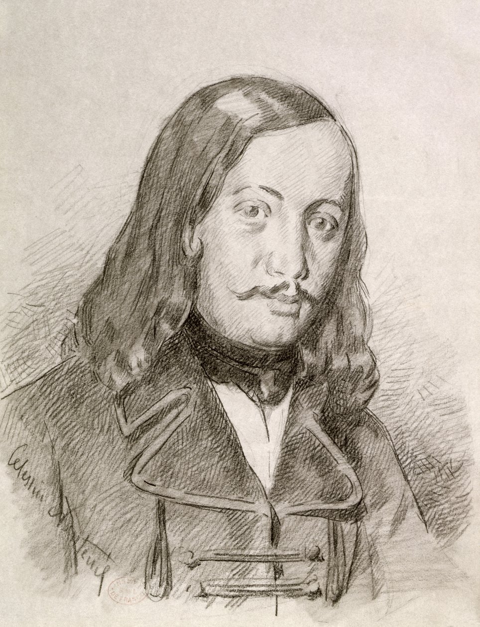 Theophile Gautier (1811-72) tekijältä Celestin Francois Nanteuil