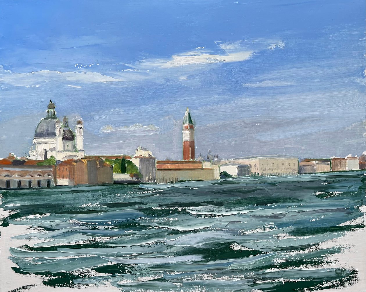 Ah Venezia! 2025 (öljy kankaalle) tekijältä Celia Montague