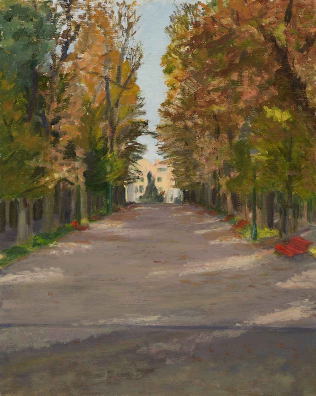 Viale Giuseppe Garibaldi, Venetsia, 2 (öljyä kankaalle) tekijältä Celia Montague