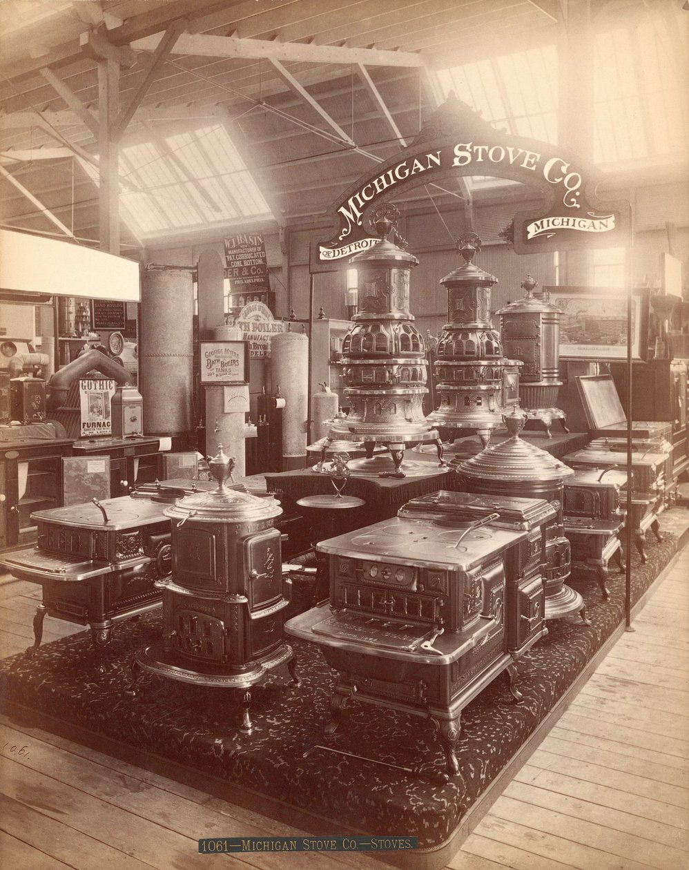 Michigan Stove Co.:n näyttely, Centennial Exhibition, Philadelphia tekijältä Centennial Photographic Co.
