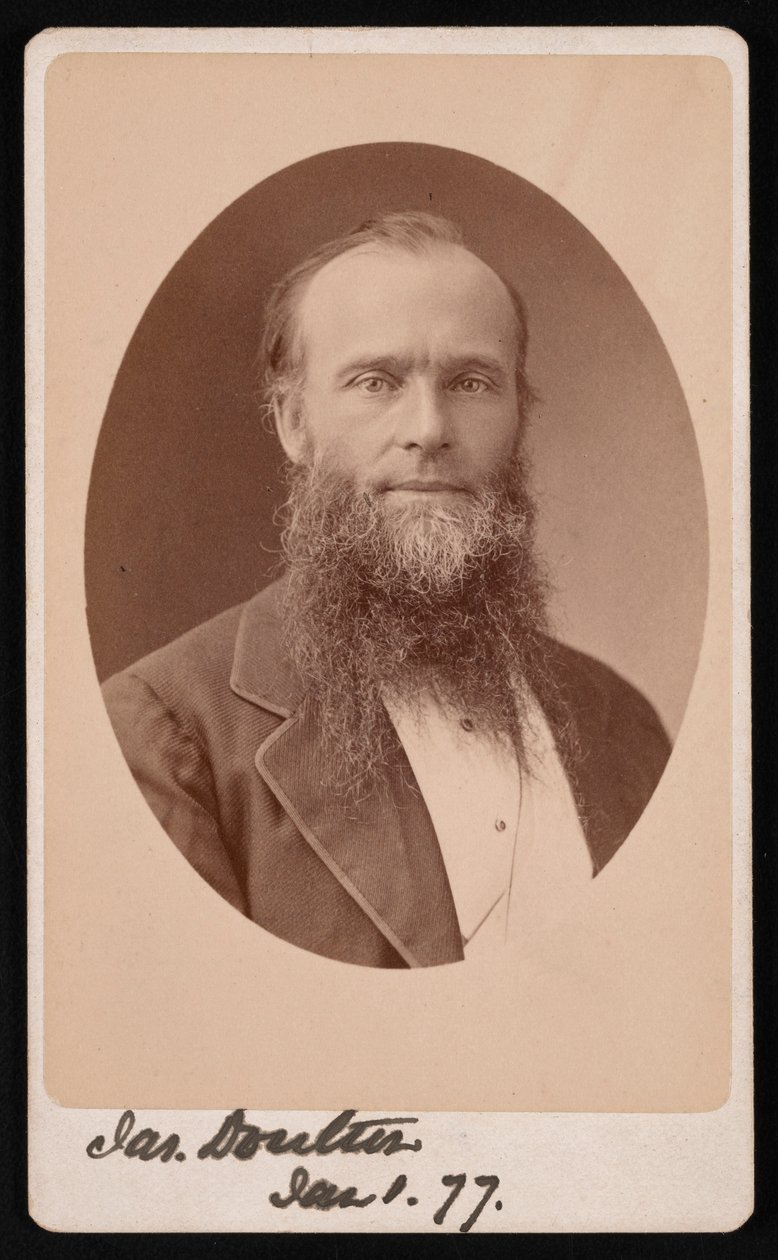 Muotokuva James Doultonista, 1877. tekijältä Centennial Photographic Company