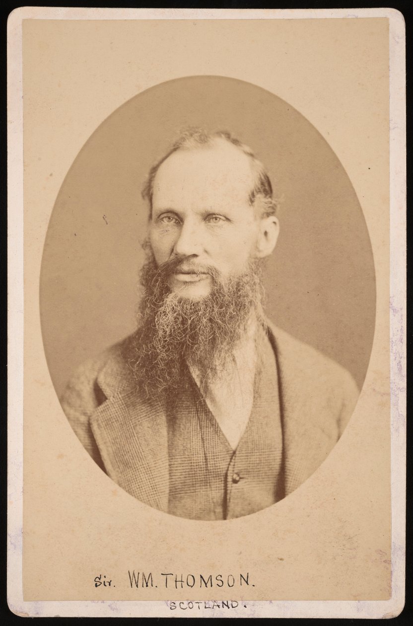 Muotokuva Sir William Thomsonista, 1. Baron Kelvin 1824-1907, 1876. tekijältä Centennial Photographic Company