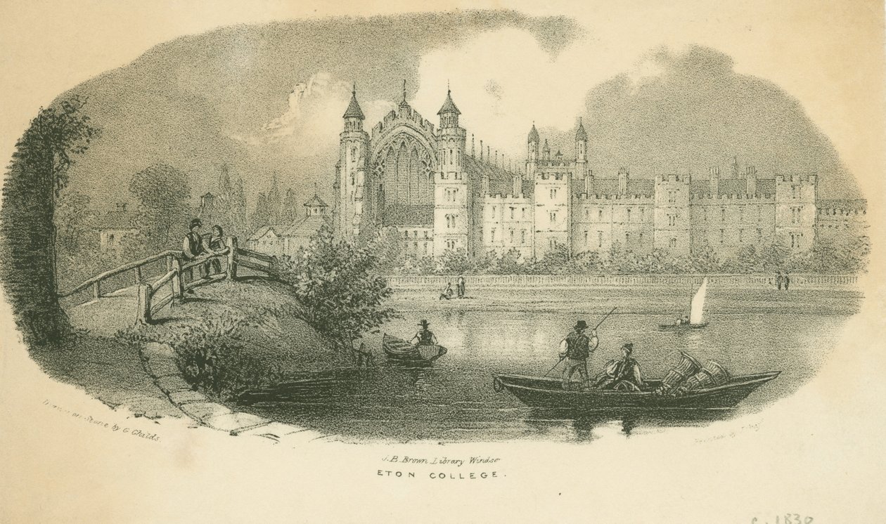 Eton College, noin 1830 tekijältä Cephas Grier Childs