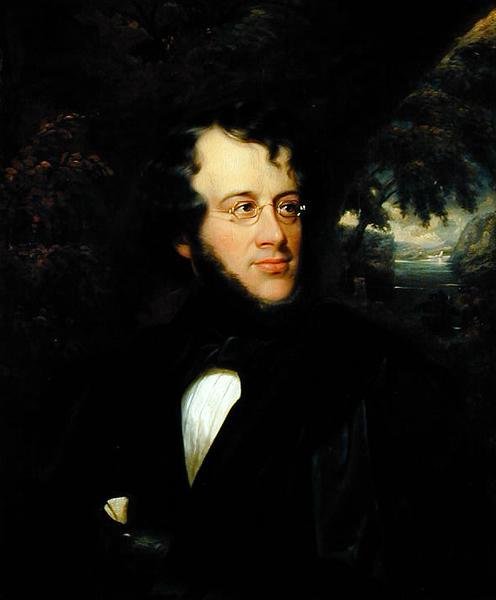 Charles Fenno Hoffmanin (1806-84) muotokuva tekijältä Cephas Giovanni Thompson
