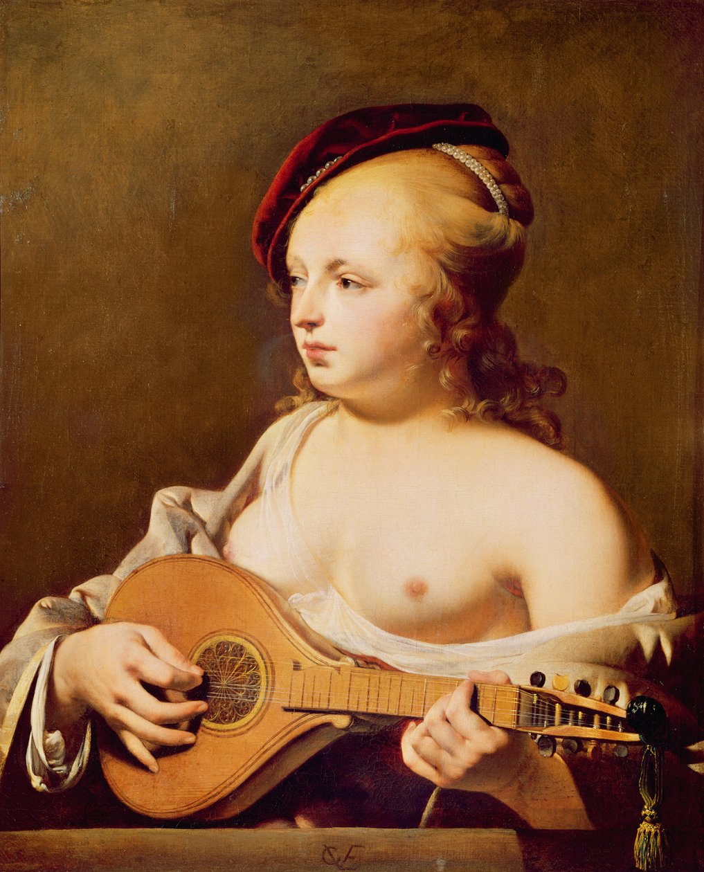 Cittern-soitin tekijältä Cesar Boetius van Everdingen