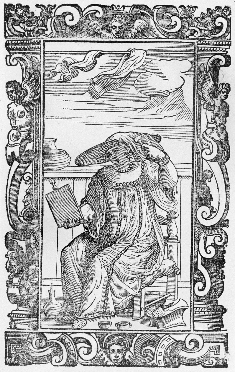 Venetsialainen nainen, 1590 tekijältä Cesare Vecellio