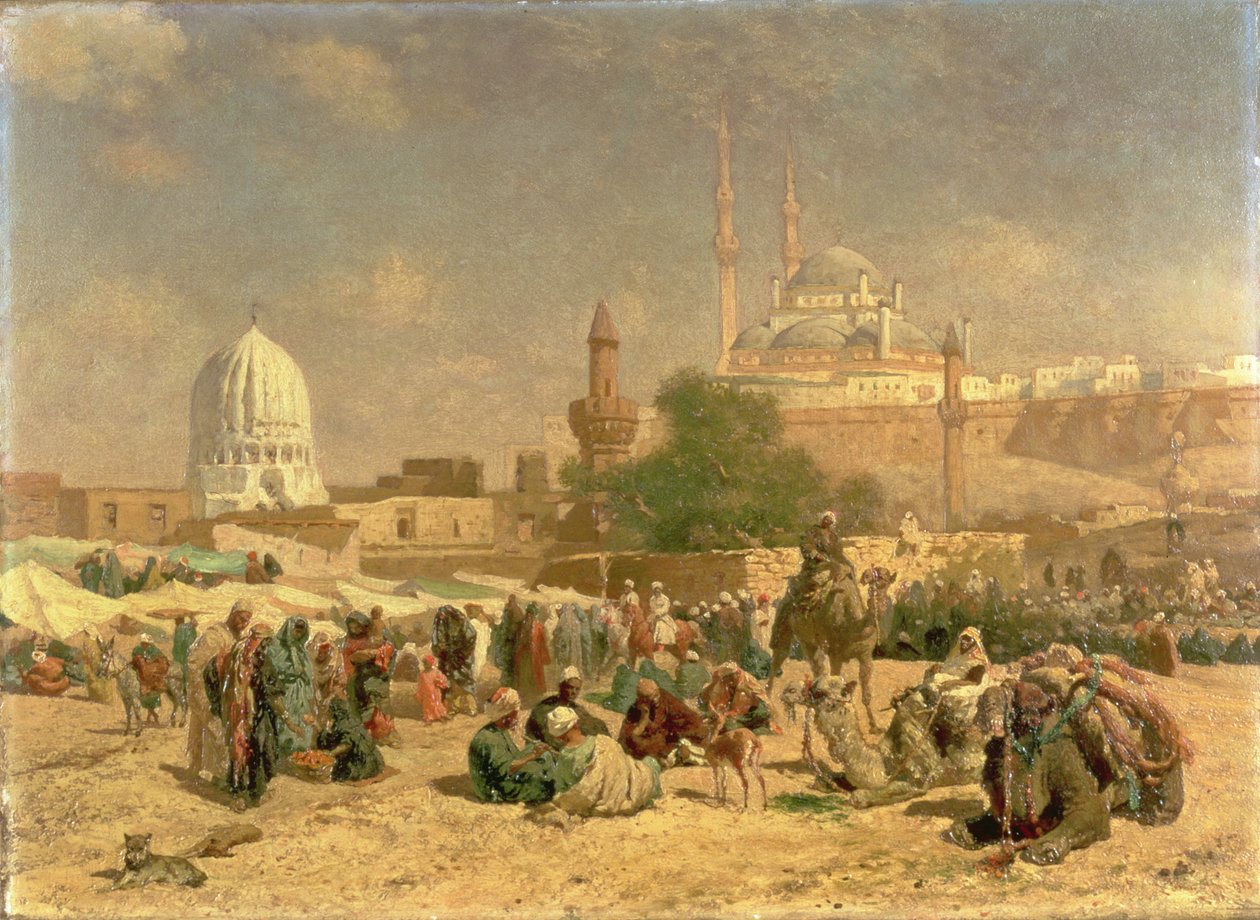 Kairon ulkopuolella, 1883 tekijältä Cesare Biseo
