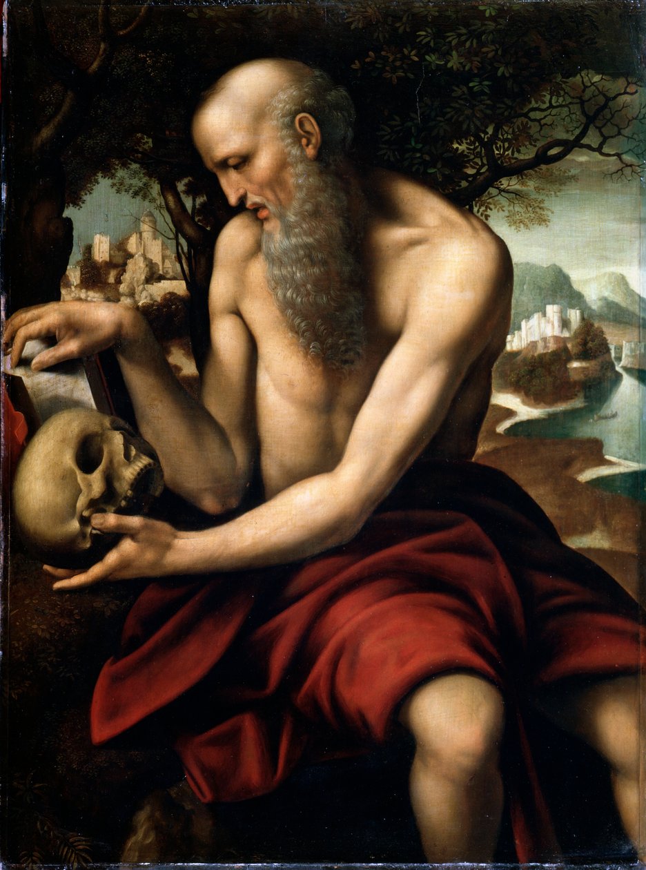 Saint Jerome, 1400-luvun loppu tai 1500-luvun alku tekijältä Cesare da Sesto