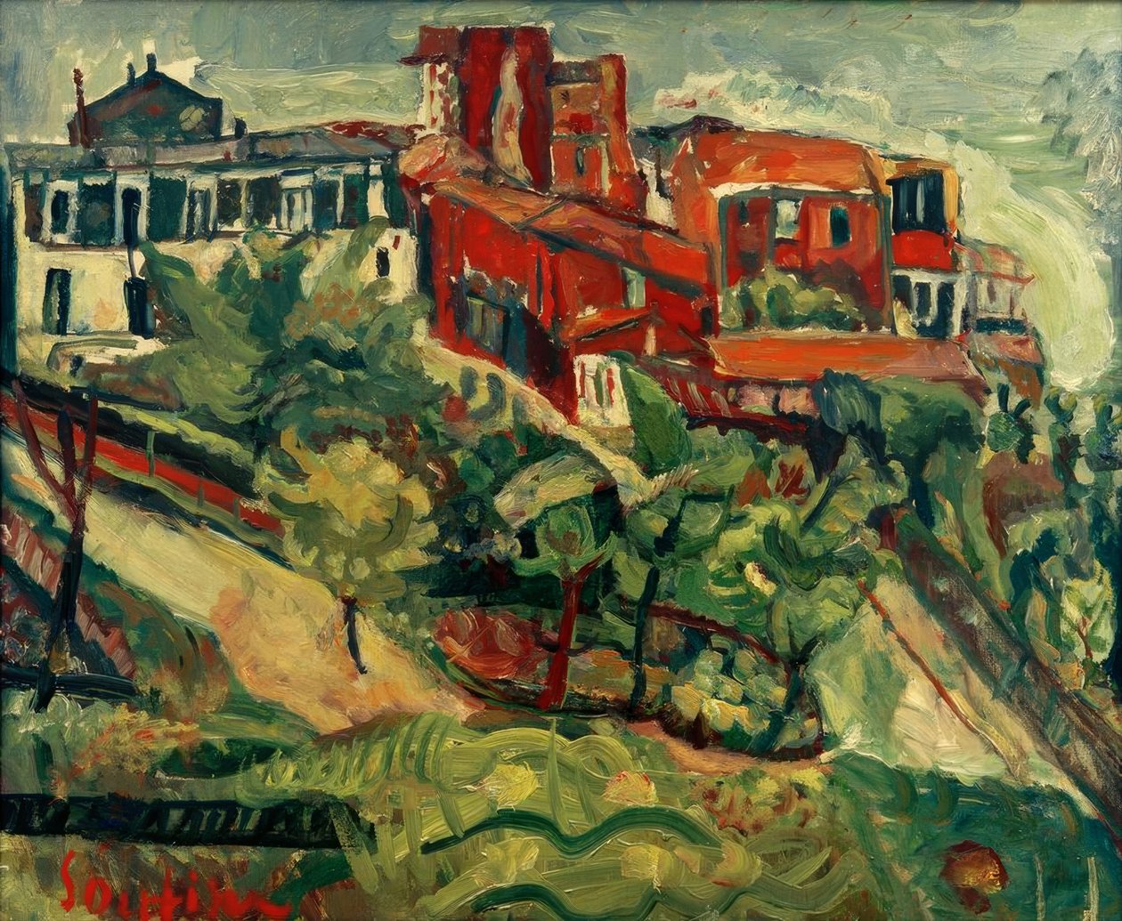 Ch. Soutine, Rote Häuser tekijältä Chaim Soutine