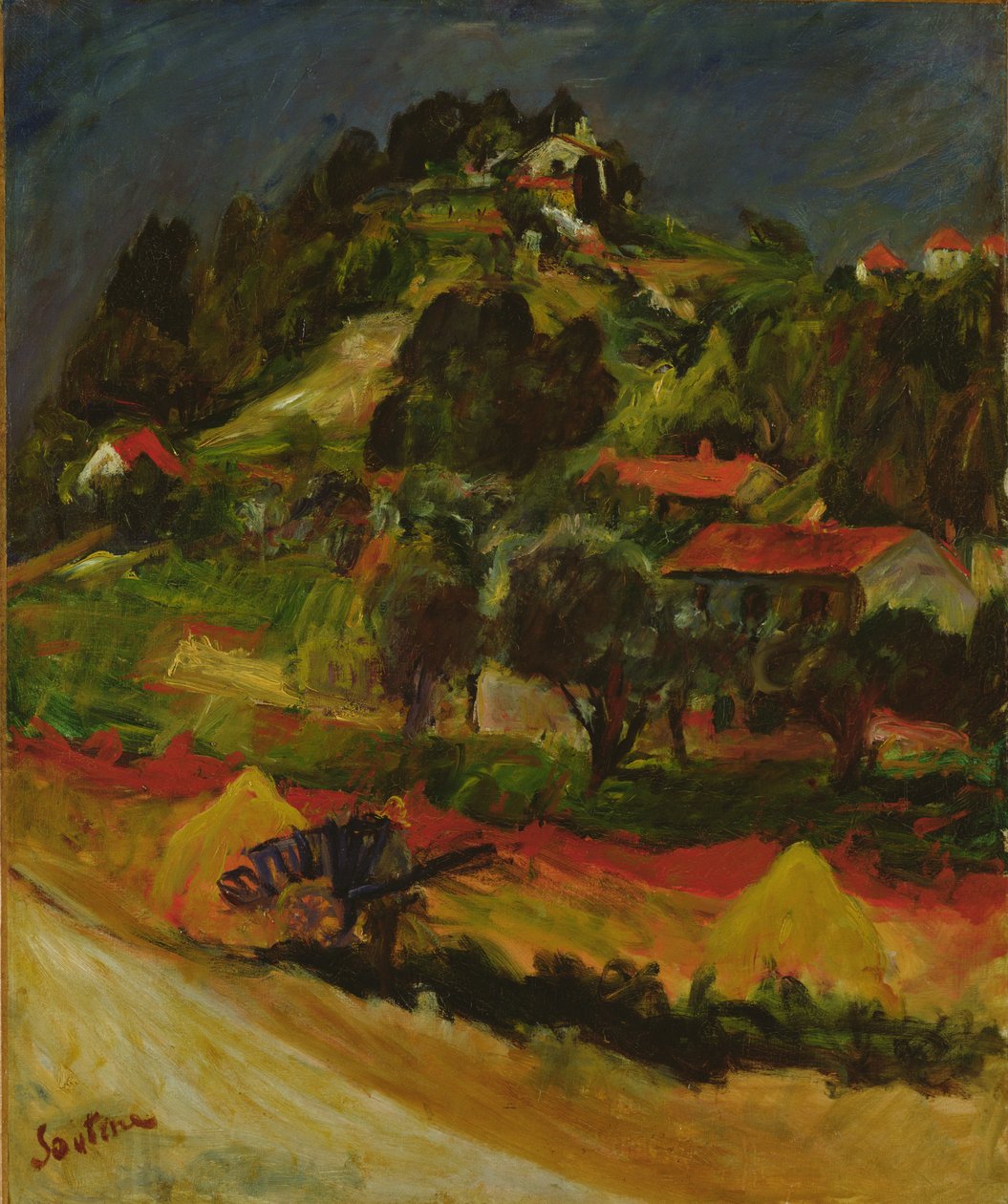 Maisema Ceretissä, 1932 tekijältä Chaim Soutine