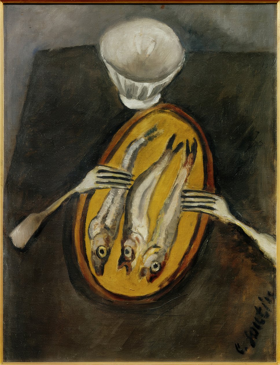 Stilleben mit Heringen tekijältä Chaim Soutine