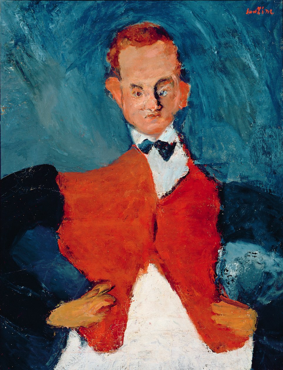Huonepalvelu tarjoilija tekijältä Chaim Soutine