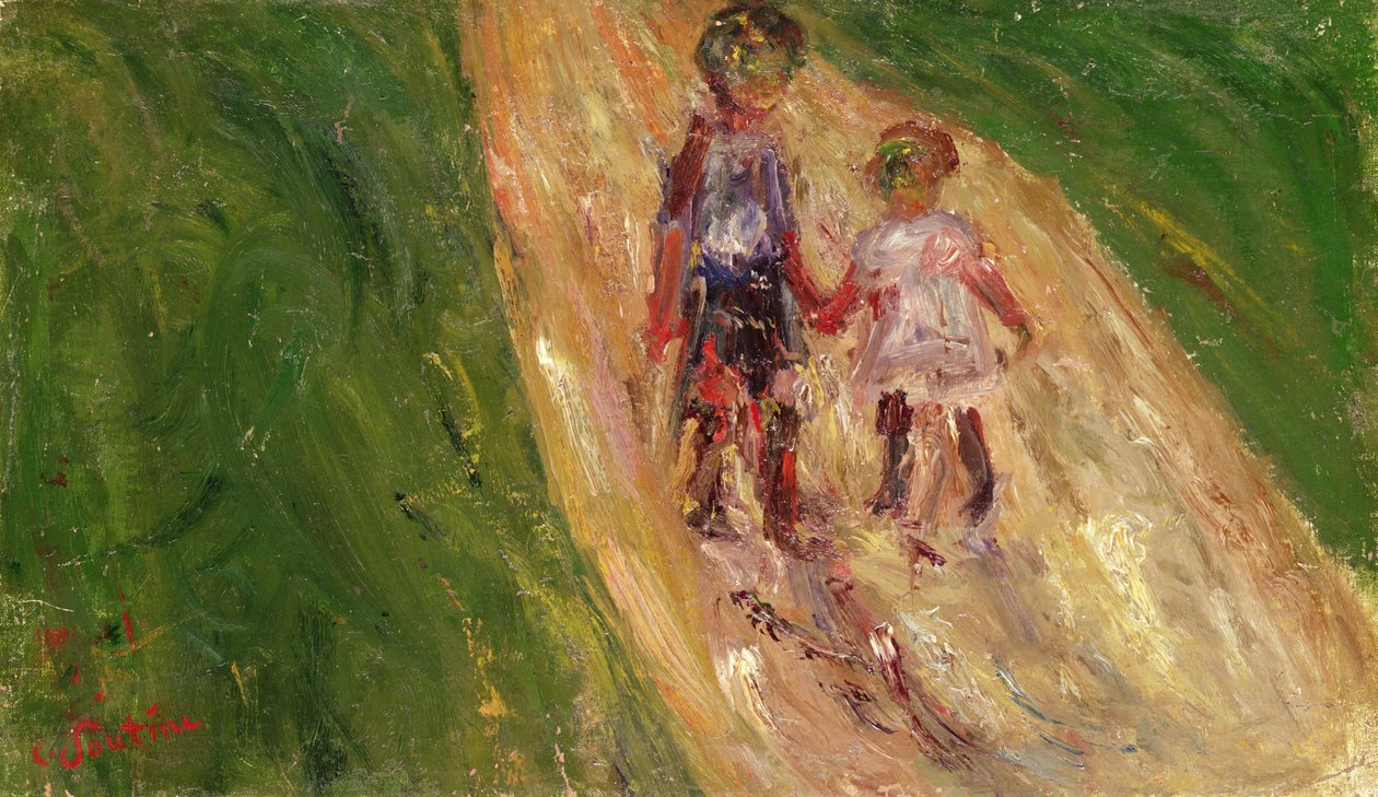 Kaksi lasta tiellä tekijältä Chaim Soutine