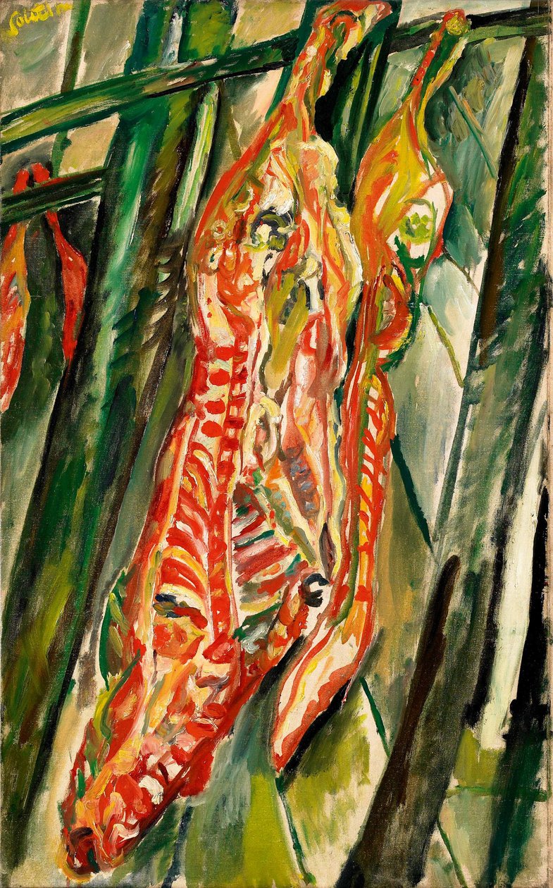 Naudan ruho, c. 1920. tekijältä Chaim Soutine
