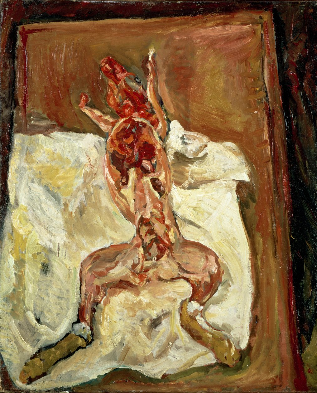 Nyljetty kani, n. 1921 (öljy kankaalle) tekijältä Chaim Soutine