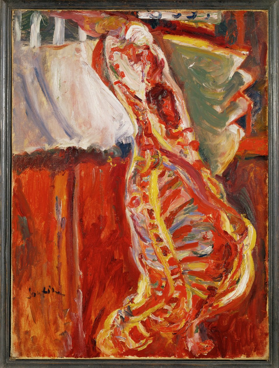 Naudanlihan puolikas, noin 1922-23 (maalaus kankaalle) tekijältä Chaim Soutine
