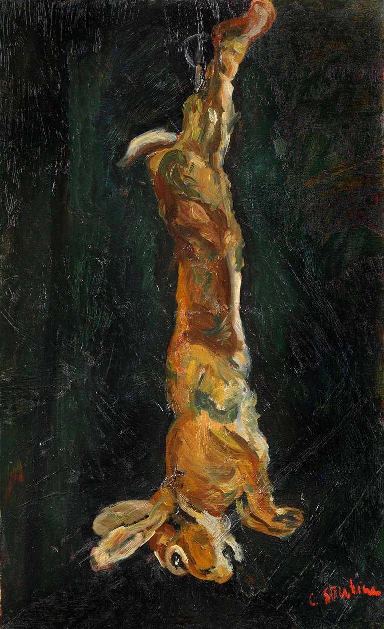 Llebre penjada, ca 1923. finlandès tekijältä Chaim Soutine