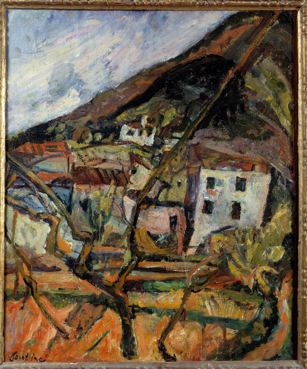 Chaim Soutinen (1894-1944) Vencen maisema (ec.rus.) 1921 Avignon, Musee Calvet tekijältä Chaim Soutine