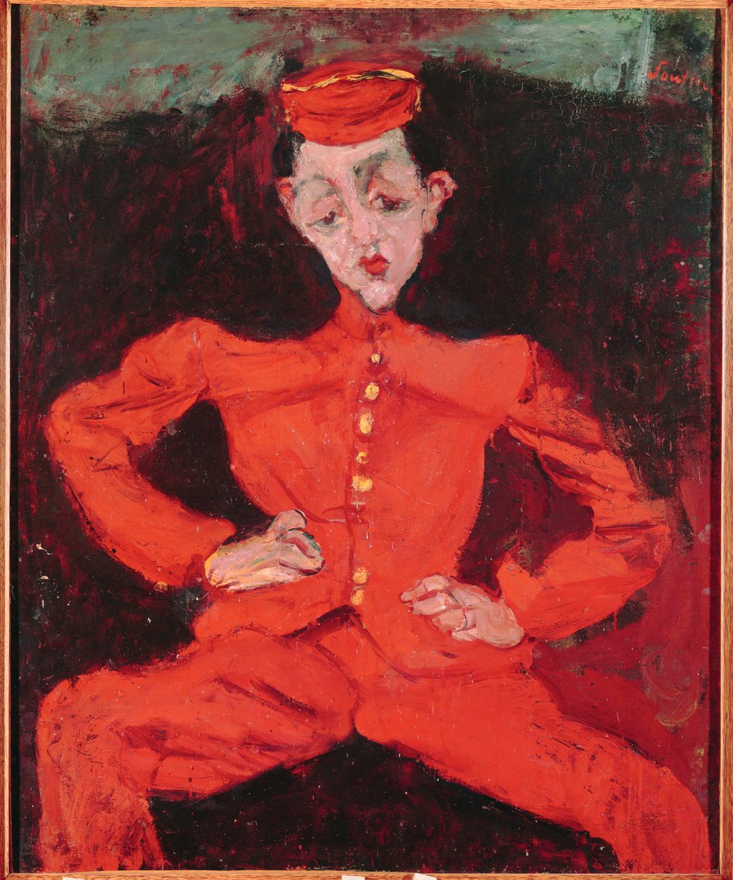 Le Groom, noin 1925 (öljy kankaalle) tekijältä Chaim Soutine