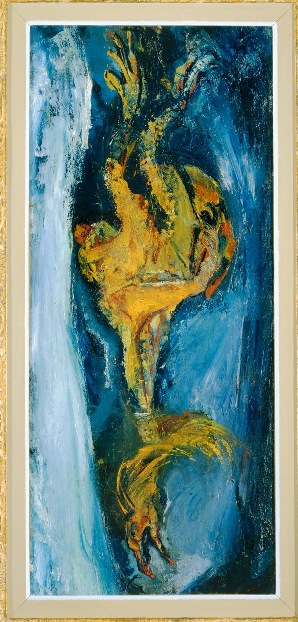 Le coq - kukko ... (maalaus kankaalle) tekijältä Chaim Soutine
